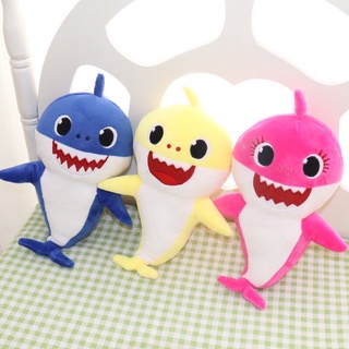 ภาพขนาดย่อของภาพหน้าปกสินค้าตุ๊กตาเบบี้ชาร์คBaby shark มีเพลง มีไฟวิบวับ จากร้าน pmpsuttipornkonwaen บน Shopee