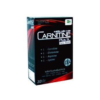 ภาพหน้าปกสินค้าCarnitine Plus 3L คาร์นิทีน พลัส 3 แอล Extra Burnt 30 Tab 1กล่อง