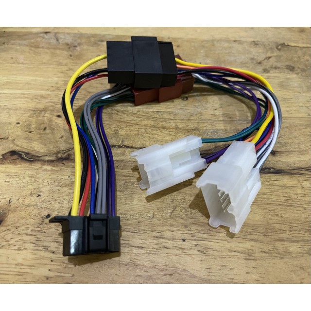 Per SONY Adattatore connettore cablaggio ISO per radio stereo per auto a 16 pin NUOVO  34