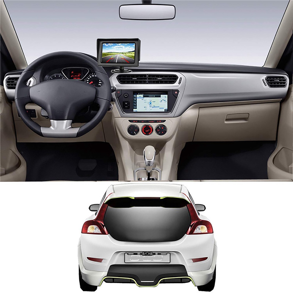 4-3-นิ้ว-lcd-จอภาพ-4-3-inch-lcd-monitor-wired-car-rear-view-camera-kit-reverse-camera-hd-ir-night-vision