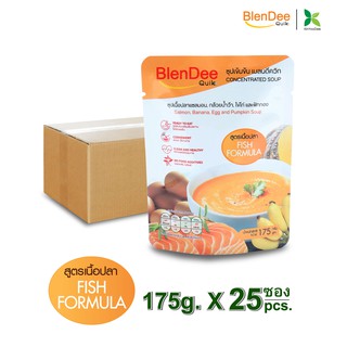 ภาพหน้าปกสินค้ากินอยู่ดี BlenDee Quik เบลนดีควิก อาหารสำหรับผู้ป่วย อาหารปั่นสำเร็จรูป สูตรเนื้อปลาแซลมอน แพ็ค 25 ซอง ที่เกี่ยวข้อง