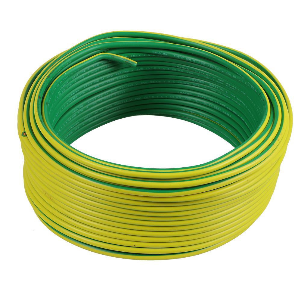 THW power cord ELECTRIC WIRE THW RACER 1X4 SQ.MM 30M GREEN/YELLOW Power ...