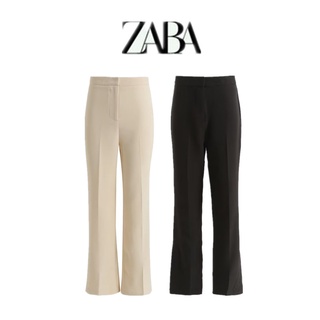 ZARA กางเกงขายาวลําลอง ทรงตรง แฟชั่นฤดูร้อน สําหรับสตรี