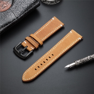 New Vintage Genuine Leather Watchbands 18mm 20mm 22mm 24mm Quick Release Male Smart Watch Straps Watch Accessories