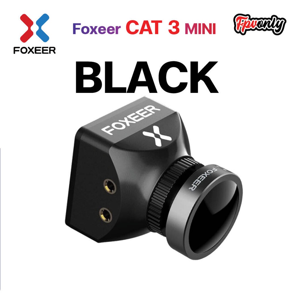 ภาพหน้าปกสินค้าFoxeer Cat 3 Camera Mini Micro 1200TVL 0.00001lux FPV กล้อง รองรับ OSD และเมนู รีโมท สำหรับ FPV Racing RC โดรน จากร้าน fpvonly บน Shopee