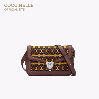 COCCINELLE MARVIN TWIST JACQUARD Handbag 150101 กระเป๋าถือผู้หญิง