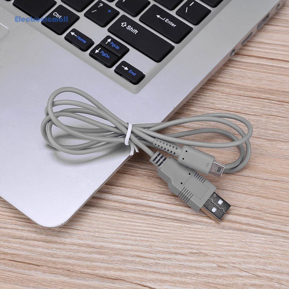 ภาพหน้าปกสินค้าElectronicMall01 1 m USB Charging Cable for Nintendo Wii U Game Controller Gamepad จากร้าน electronicmall01.th บน Shopee