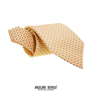 ANGELINO RUFOLO Necktie(NTN-จุด.รวม) เนคไทผ้าไหมทออิตาลี่คุณภาพเยี่ยม ดีไซน์ Dot ฟ้า/ชมพู/ดำ/ม่วง/ส้ม/น้ำตาล/เทอควอยซ์
