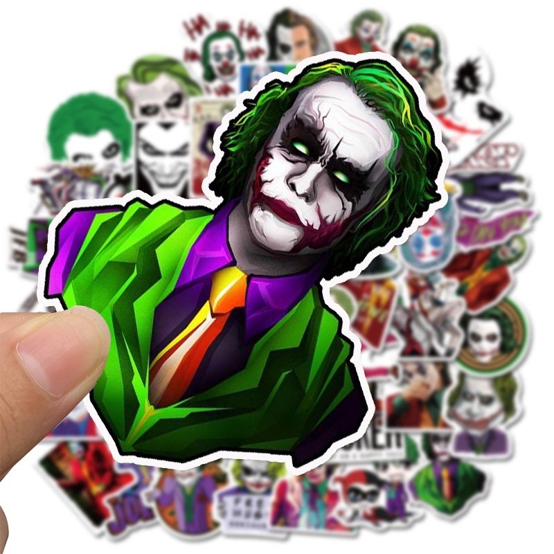 สติ๊กเกอร์-joker-143-โจ๊กเกอร์-50ชิ้น-โจกเกอร์-ตัวตลก-dc-แบทแมน-ฮีโร่-ธอร์-สไปเดอร์แมน-hero-ซุปเปอร์แมน-superman-batman