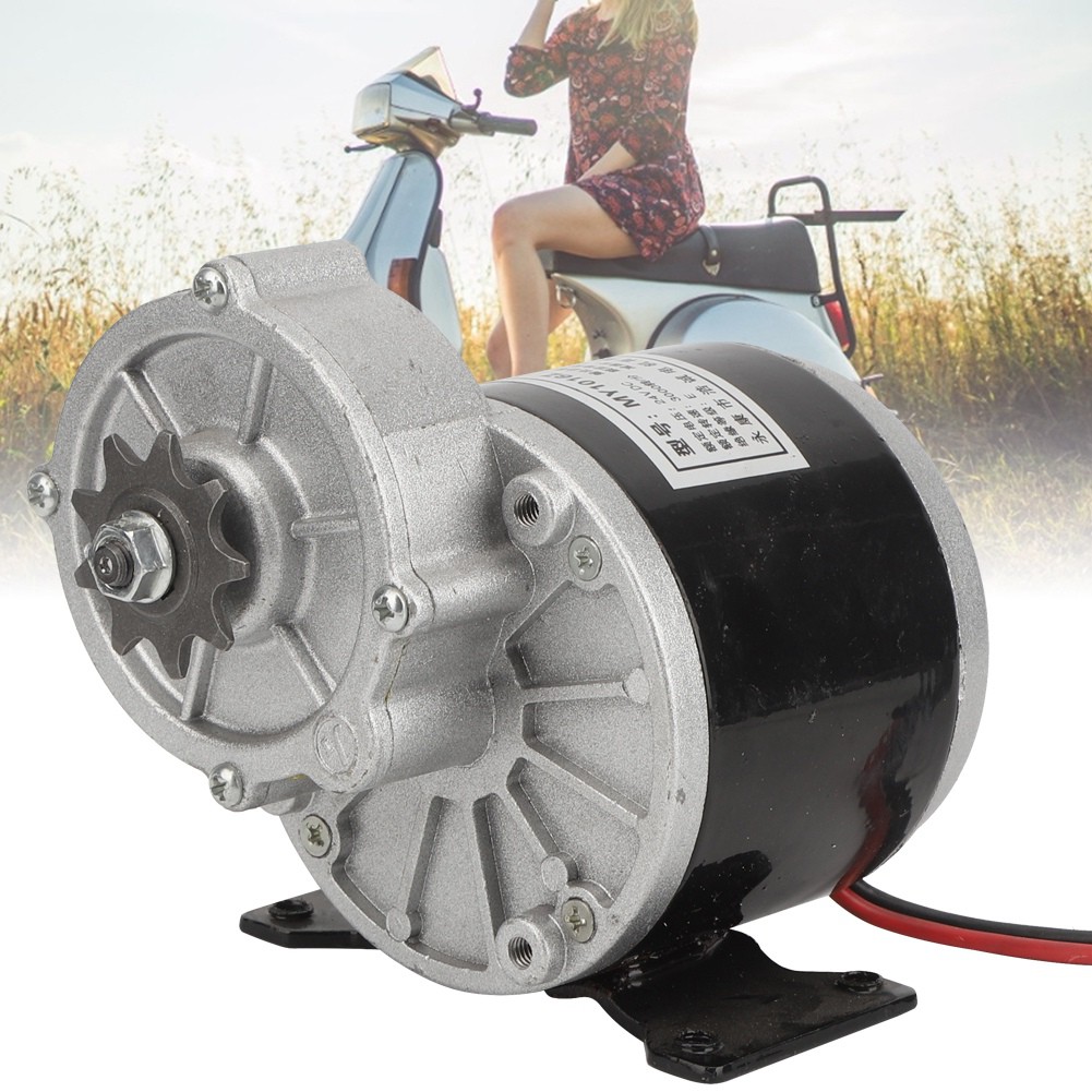 มอเตอร์ทดเกียร์-12v-250w-3000rpm-มอเตอร์กระแสตรงแบบแปรง-เฟือง-สำหรับรถจักรยานไฟฟ้า