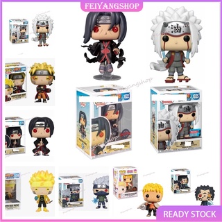 ฟิกเกอร์ Funko POP Naruto Kakashi Sasuke Jiraiya Uchiha Itachi Naruto สําหรับสะสม