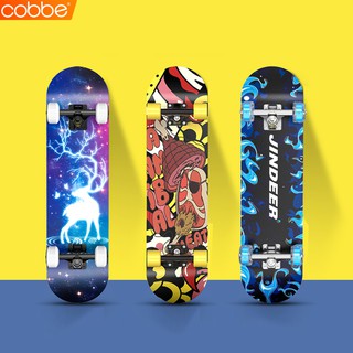 Cobbe Skateboard สเก็ตบอร์ด สเก็ตบอร์ดเด็ก ฝึกทักษะการทรงตัว 60 cm