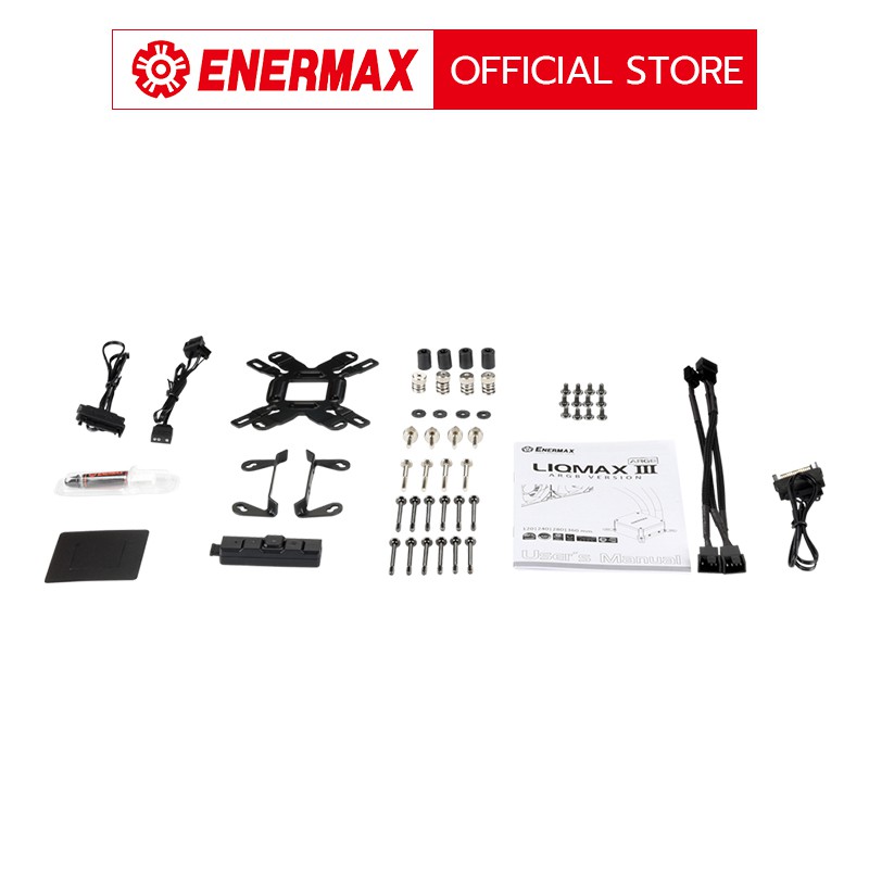 enermax-official-store-enermax-liqmax-iii-360mm-argb-white-ฟรีขา-lga1700-cpu-liquid-cooler-ชุดน้ำความร้อนซีพียู