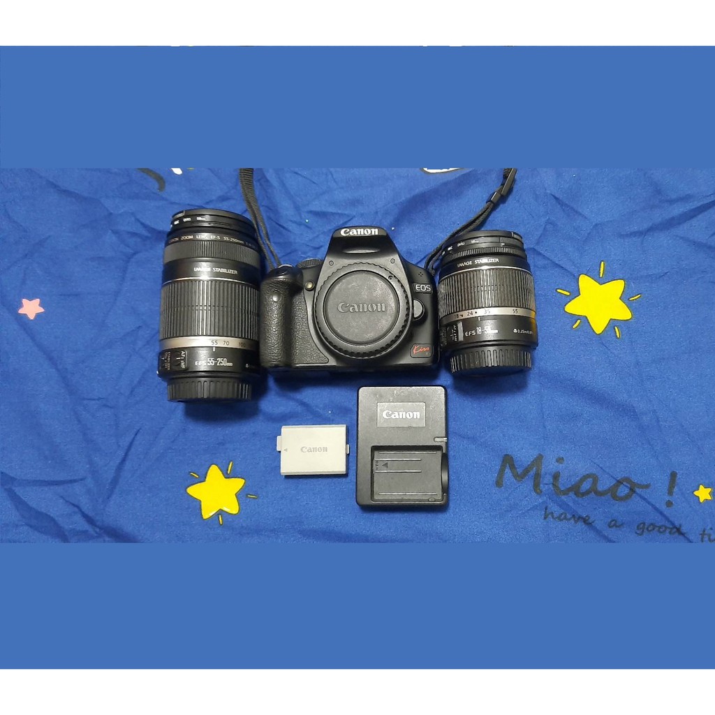 กล้อง Canon DSLR EOS 500D(Kiss X3) +เลนส์ EFS 55250 IS ฟรี เลนส์ 18