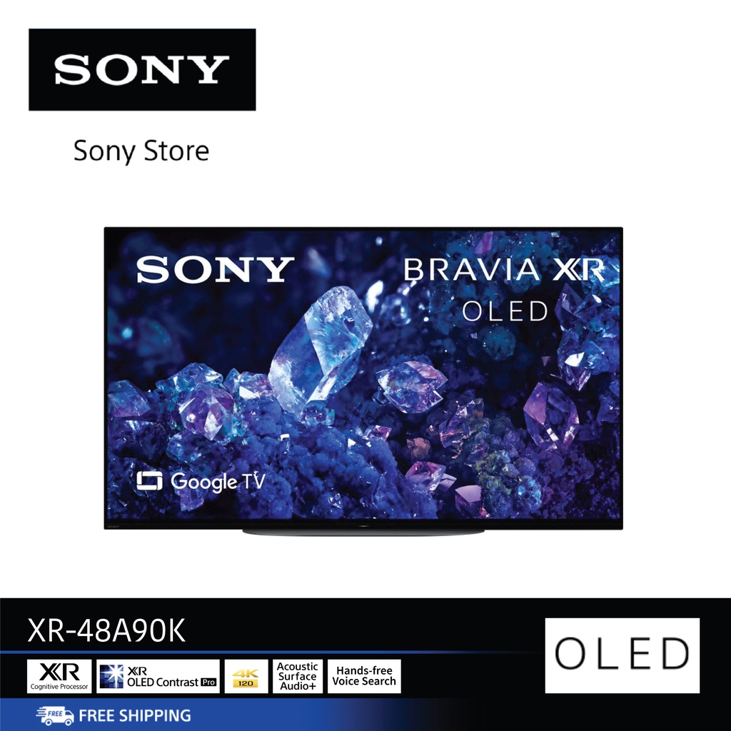 SONY TV รุ่น XR-48A90K  ขนาด (48 นิ้ว) | BRAVIA XR | MASTER Series | OLED | 4K Ultra HD | HDR | สมาร์ททีวี (Google TV)