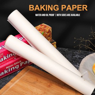 กระดาษรองอบ กระดาษไขรองอบ Baking paper ยนาด30cm.x10 m.