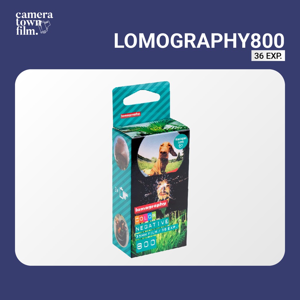 ภาพหน้าปกสินค้าฟิล์มถ่ายรูป LOMOGRAPHY NEGATIVE 800 36EXP Film