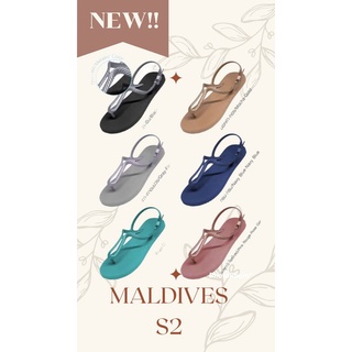 รองเท้าแตะแบบสวม รัดส้น MONOBO รุ่น MALDIVES S2 ยางนิ่ม เบา ใส่สบาย ของแท้ ราคาถูก งานกล่อง