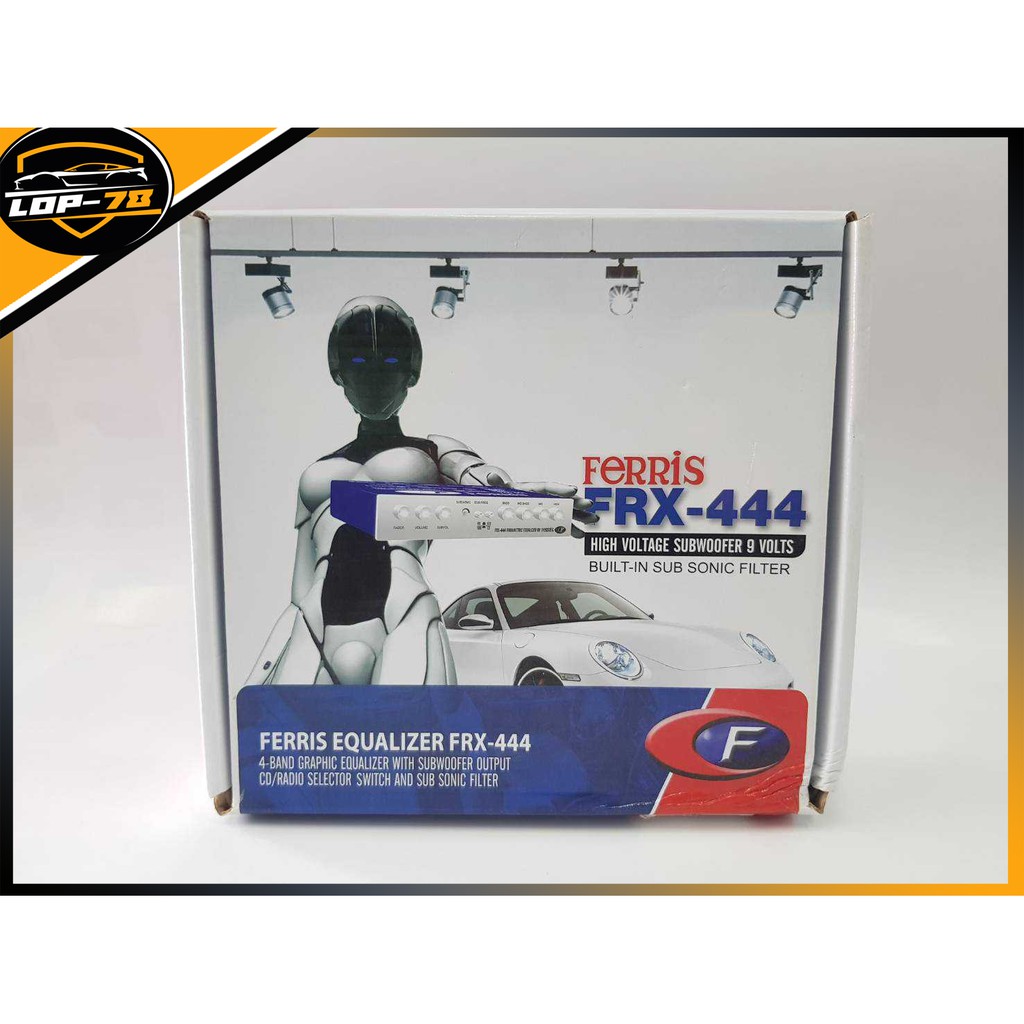 ปรีแอมป์รถยนต์-ferris-frx-444-ปรีปรับเสียง-4-แบนด์-เสียงดี-มีคุณภาพ-ของแท้100