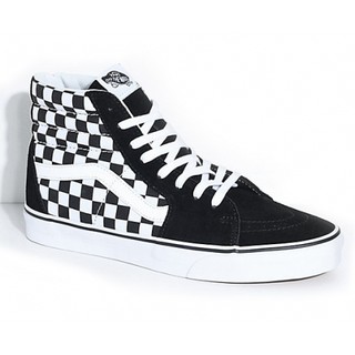 Vans Sk8 Hi Classic Checkerboard Black White