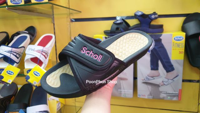 scholl-fitness-deluxe-3-0-ของแท้-100-ภาพถ่ายจากสินค้าจริง-รองเท้าแตะ-สกอล์-แท้-รุ่นในตำนาน