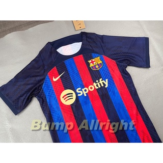 เสื้อเกรดรนักเตะ Player 2022 !! : ทีมบาร์เซโลนา เหย้า Barcelona Home 2022 สุดเท่ห์ !!