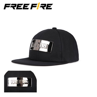 Free Fire หมวกแก๊ป สไตล์ฮิปฮอป พิมพ์ลายครบรอบ 3 ปี Free Fire สีดำ