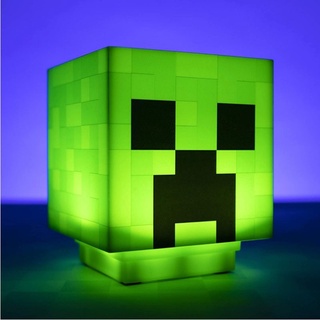 โคมไฟตั้งโต๊ะ รูปการ์ตูนอนิเมะ Minecraft Creeper Light Up Night Light Zombie Sounds เหมาะกับของขวัญวันเกิด คริสต์มาส สําหรับเด็ก ตกแต่งบ้าน