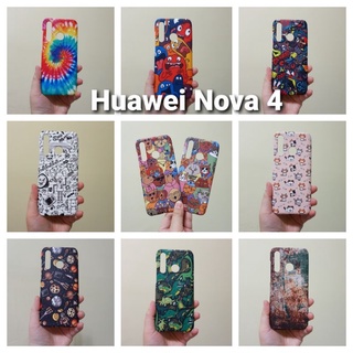 เคสแข็ง Huawei Nova 4 มีหลายลาย เคสไม่คลุมรอบนะคะ เปิดบน เปิดล่าง (ตอนกดสั่งซื้อ จะมีลายให้เลือกก่อนชำระเงินค่ะ)