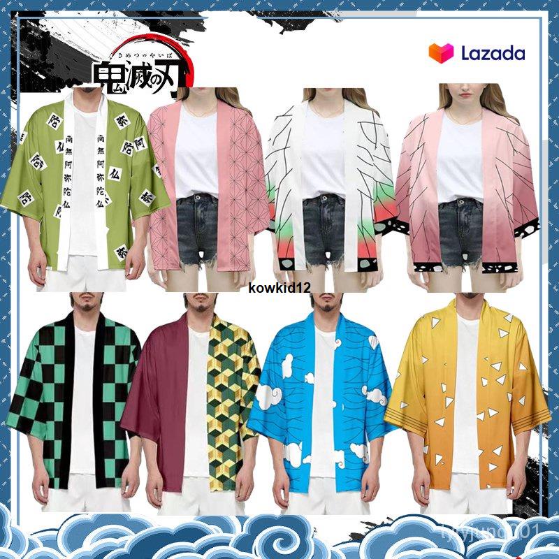 ชุดคอสเพลย์-anime-เสื้อดาบพิฆาตอสูร-ชุดชิโนบุ-demon-slayer-kimetsu-no-yaiba-cosplay-shinobu-giyuu-เสื้อชิโ