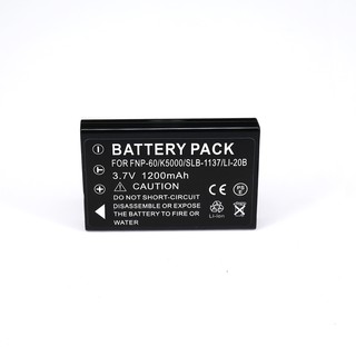 เเบตกล้อง Fuji Digital Camera Battery รุ่น FNP-60/K5000/SLB1137/LI20 ความจุ 1,150 mAh (0062)