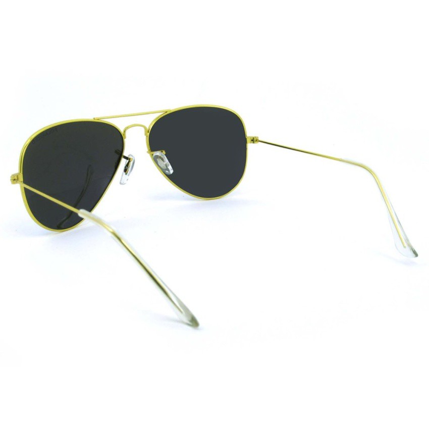 polarized-แว่นกันแดด-แฟชั่น-รุ่น-3026-สีทองเลนล์ปรอทฟ้า-เลนส์โพลาไรซ์