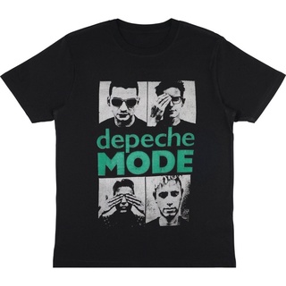 เสื้อยืดสีขาวเสื้อยืด พิมพ์ลาย Band DEPECHE MODE | เสื้อยืด พิมพ์ลาย BAND VINTAGE | เสื้อยืด สีดํา สําหรับผู้ชายS-4XL