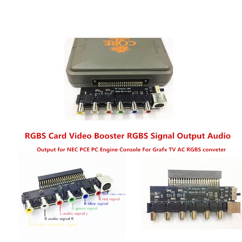 [ขายตรงจากโรงงาน โปรโมชั่น ร้านค้าใหม่] การ์ดสัญญาณเสียง RGBS สําหรับ ...