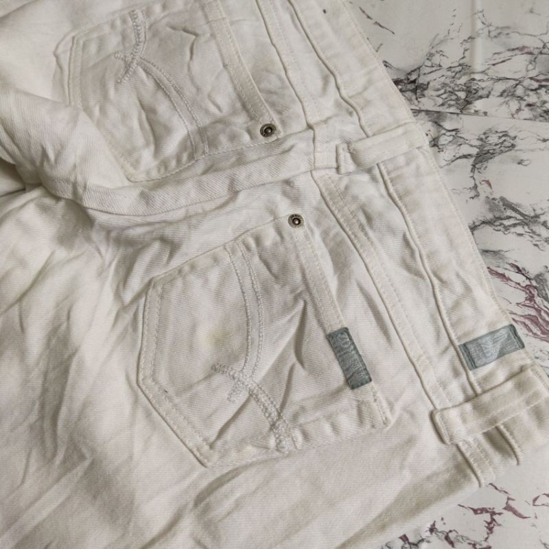 กางเกงสามส่วนสีขาวสวยๆ-แต่งปลายขาด-13