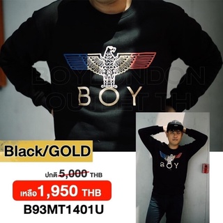 BOY LONDON SWEATER ** รหัส : B93MT1401U** Black/Gold