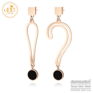 555jewelry ต่างหูสตั๊ดแบบต่างหูห้อย Mismatched Earrings ดีไซน์เก๋ รุ่น MNC-ER1049 - ต่างหูสวยๆ ต่างหูแฟชั่น (ER57)