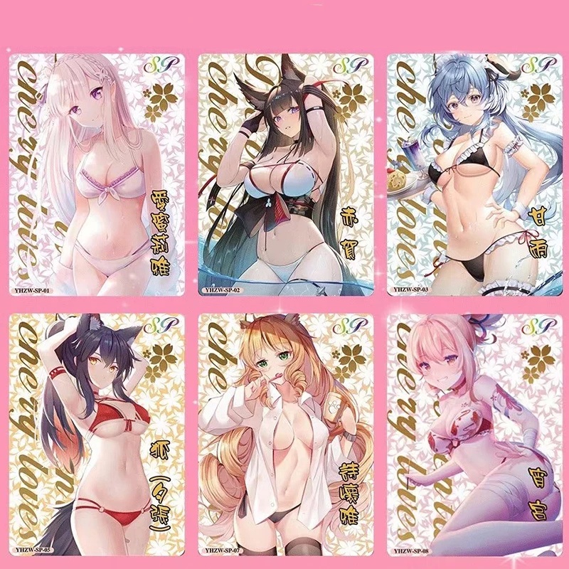 มาใหม่-การ์ดเกม-goddess-story-cherry-blossom-kiss-ของเล่นสําหรับเด็ก