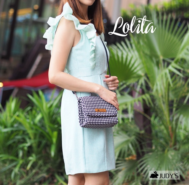 lolita-สก็อตดำขาว