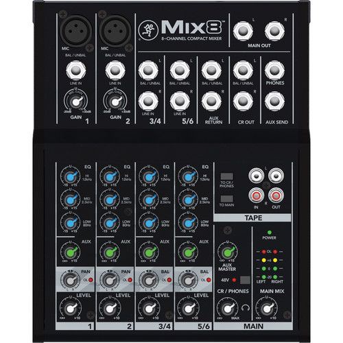 mackie-mix-series-mix8-8-channel-mixer-รับประกันศูนย์-1-ปี