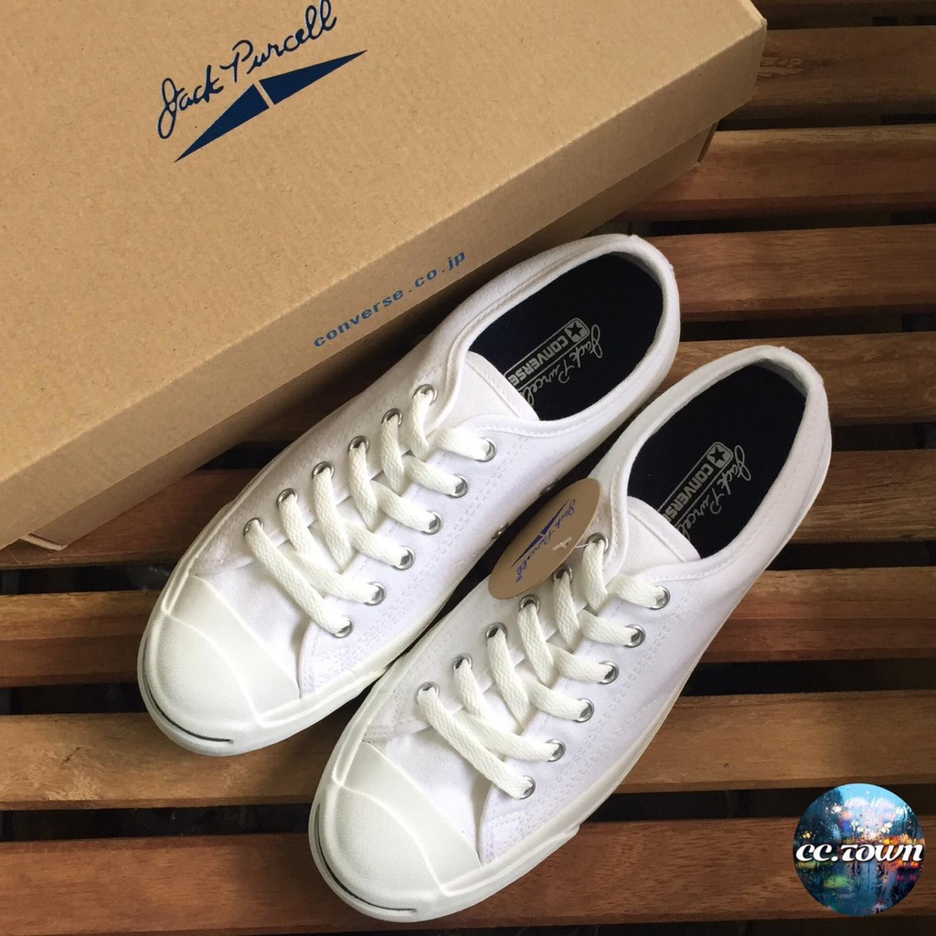 พร้อมส่ง-converse-jack-purcell-classic-white-japan-edition