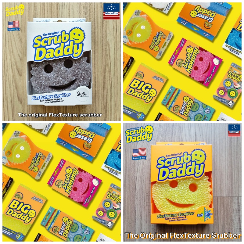 Scrub Daddy® The Original FlexTexture Srubber ฟองน้ำอเนกประสงค์ Sponge ...