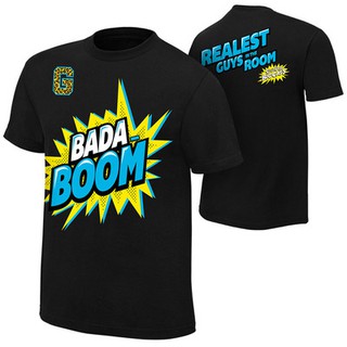 เสื้อยืด เสื้อมวยปล้ำ พร้อมส่ง เก็บเงินปลายทางได้ Enzo Amore &amp; Big Cass WWE Bada Boom T-Shirt