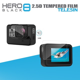 ภาพขนาดย่อสินค้าGoPro ฟิล์มกันรอย เลนส์ จอ GOPRO HERO 8 Protective film Lens + LCD Screen Action Camera 2pcs 2แผ่น