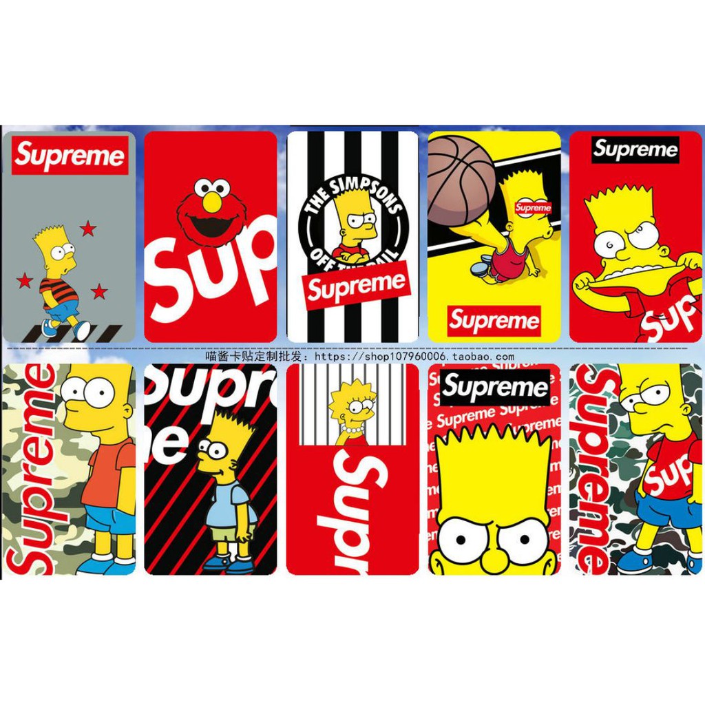 สติ๊กเกอร์ติดบัตร-bts-mrt-คีย์การ์ด-the-simpsons-amp-snoopy-set-2-1-20