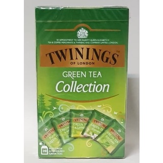 TwiningS Green Tea Collection 20X34g.ทไวนิงส์กรีนทีคอลเลคชั่น 20X34กรัม.