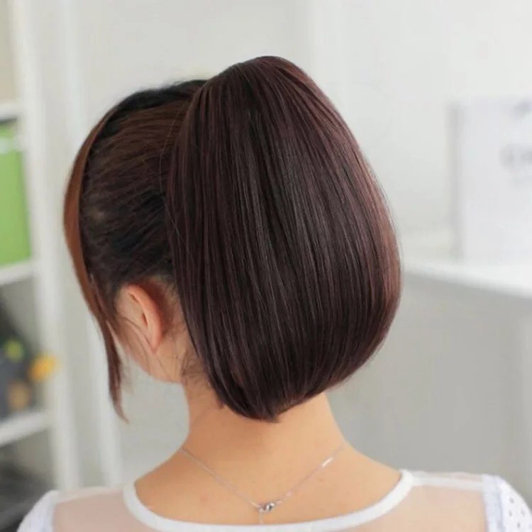 หางม้าd30-หางม้าหนีบ-ไหมสวยงานหนาหนีบดีค่ะหวีได้สระได้ค่ะ-สินค้าในไทย