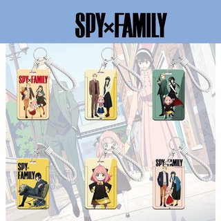 Spyxfamily เคสพลาสติก สําหรับใส่บัตรเครดิต บัตรประจําตัวประชาชน