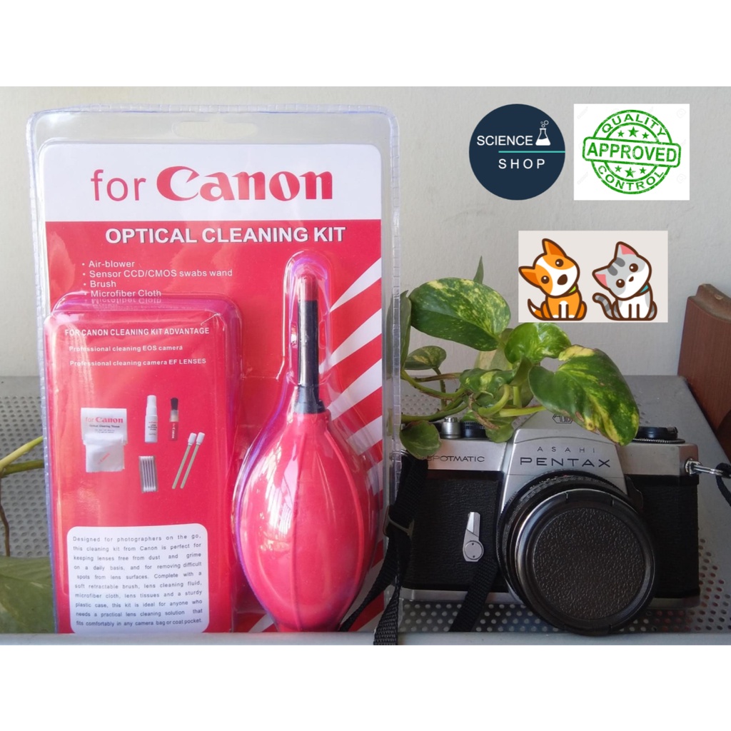ชุดทำความสะอาดกล้องและเลนส์ Canon Cleaning kit 7 in 1 (OEM for Science