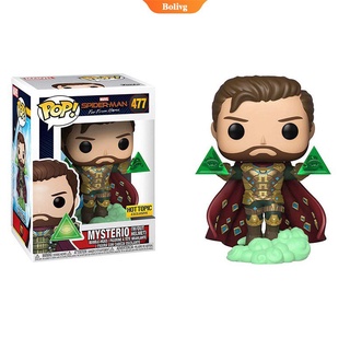 Funko Pop! Marvel - Spider-Man: Far From Home - Mysterio 477 โมเดลตุ๊กตาของเล่นสําหรับเด็กพร้อมกล่อง